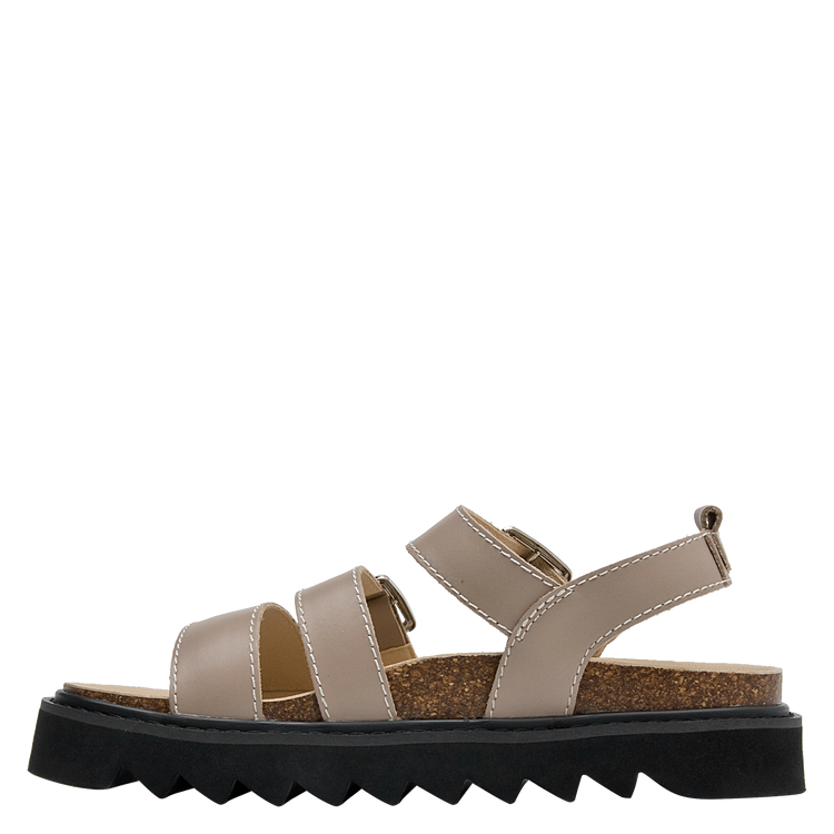 SANDALIA CASUAL MUJER ZAPPA BEIGE K350 - 9