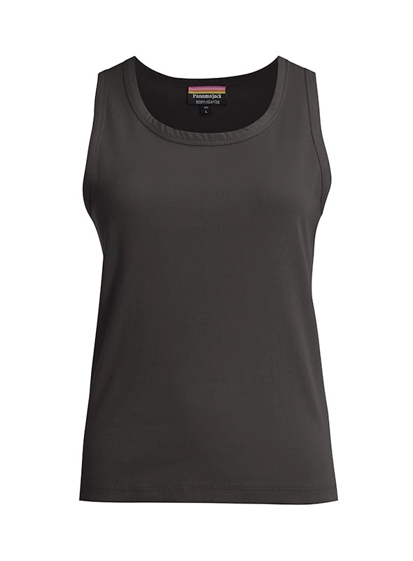POLERA MUJER SIN MANGAS ALGODON CASUAL PANAMA JACK - K841 | GRIS - 7