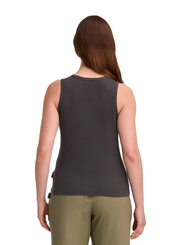 POLERA MUJER SIN MANGAS ALGODON CASUAL PANAMA JACK - K841 | GRIS - 9