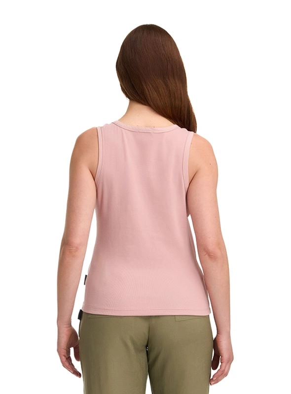 POLERA MUJER SIN MANGAS ALGODON CASUAL PANAMA JACK - K841 | ROSA - 4
