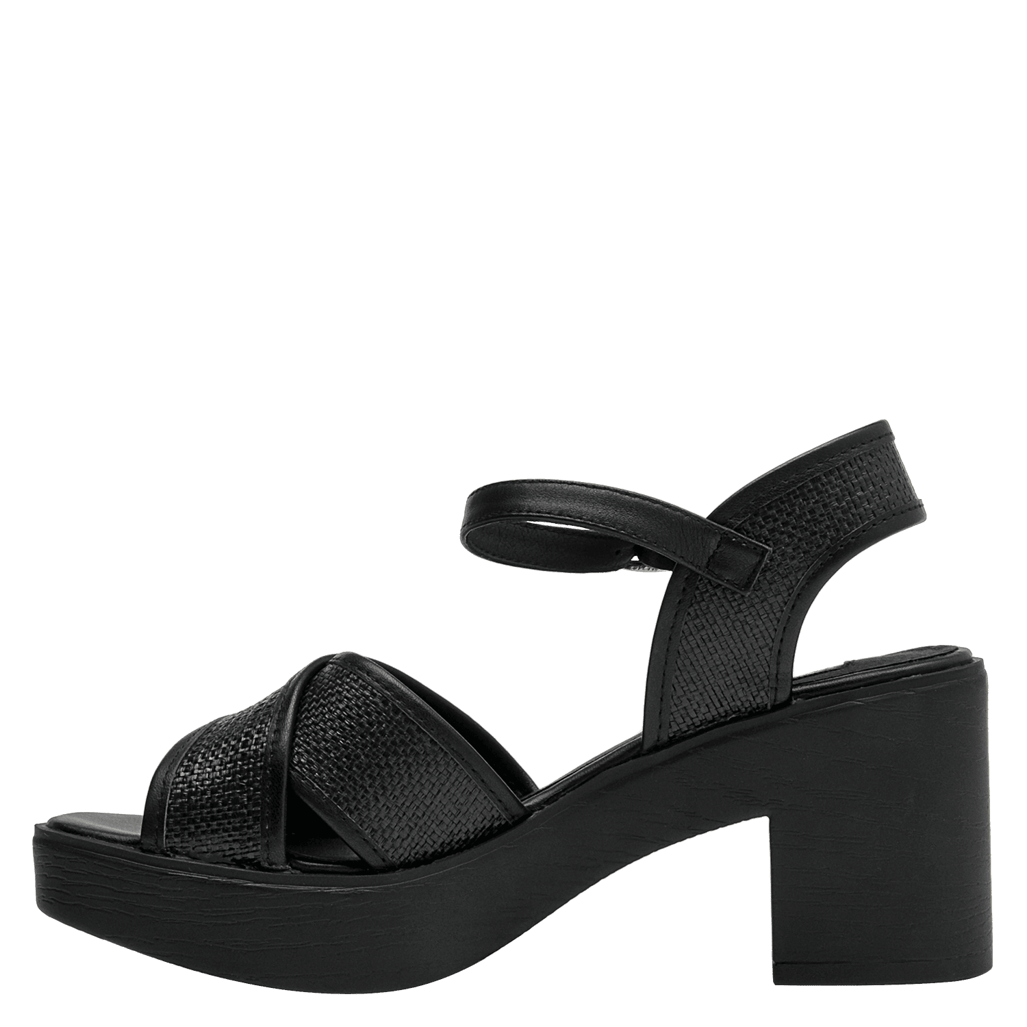 SANDALIA CASUAL MUJER POLLINI - K215 | NEGRO - 4