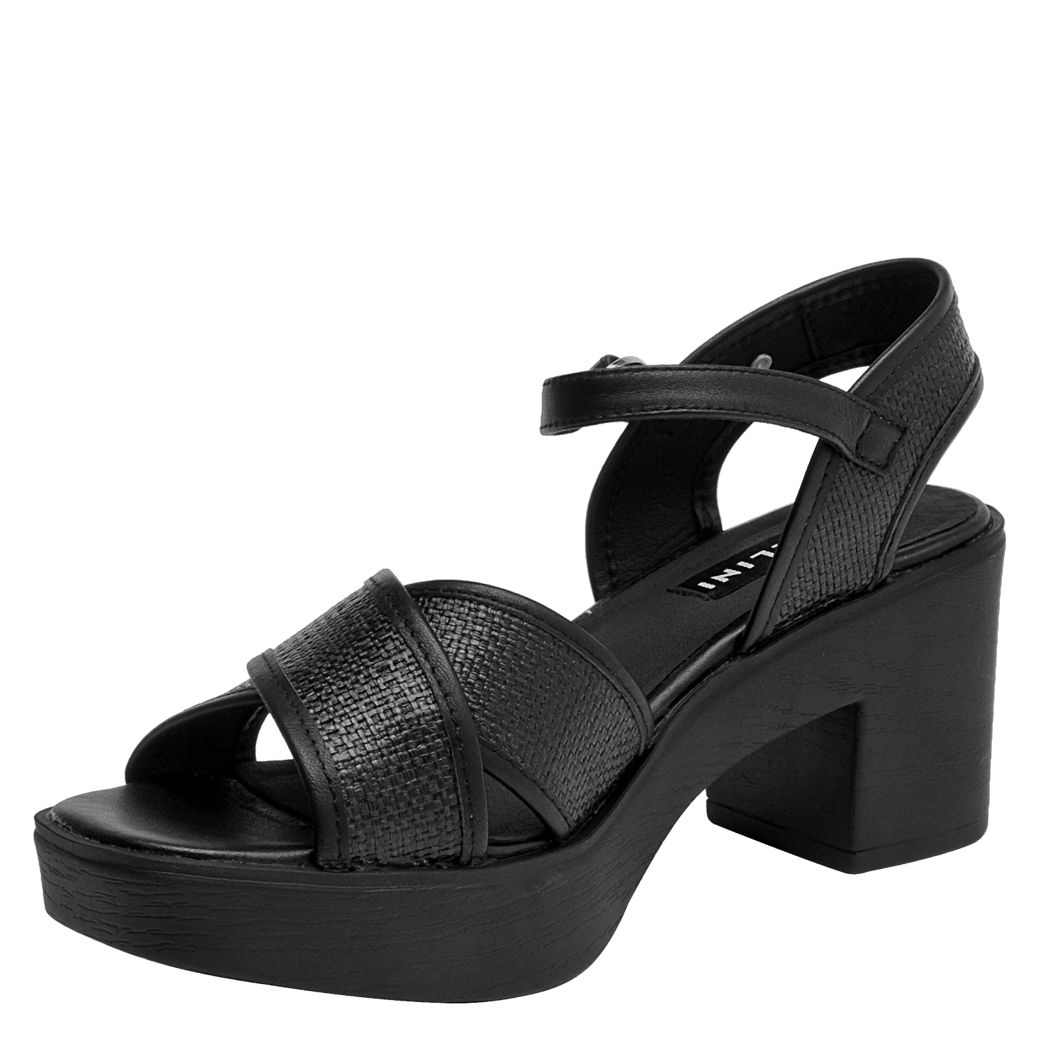 SANDALIA CASUAL MUJER POLLINI - K215 | NEGRO - 5
