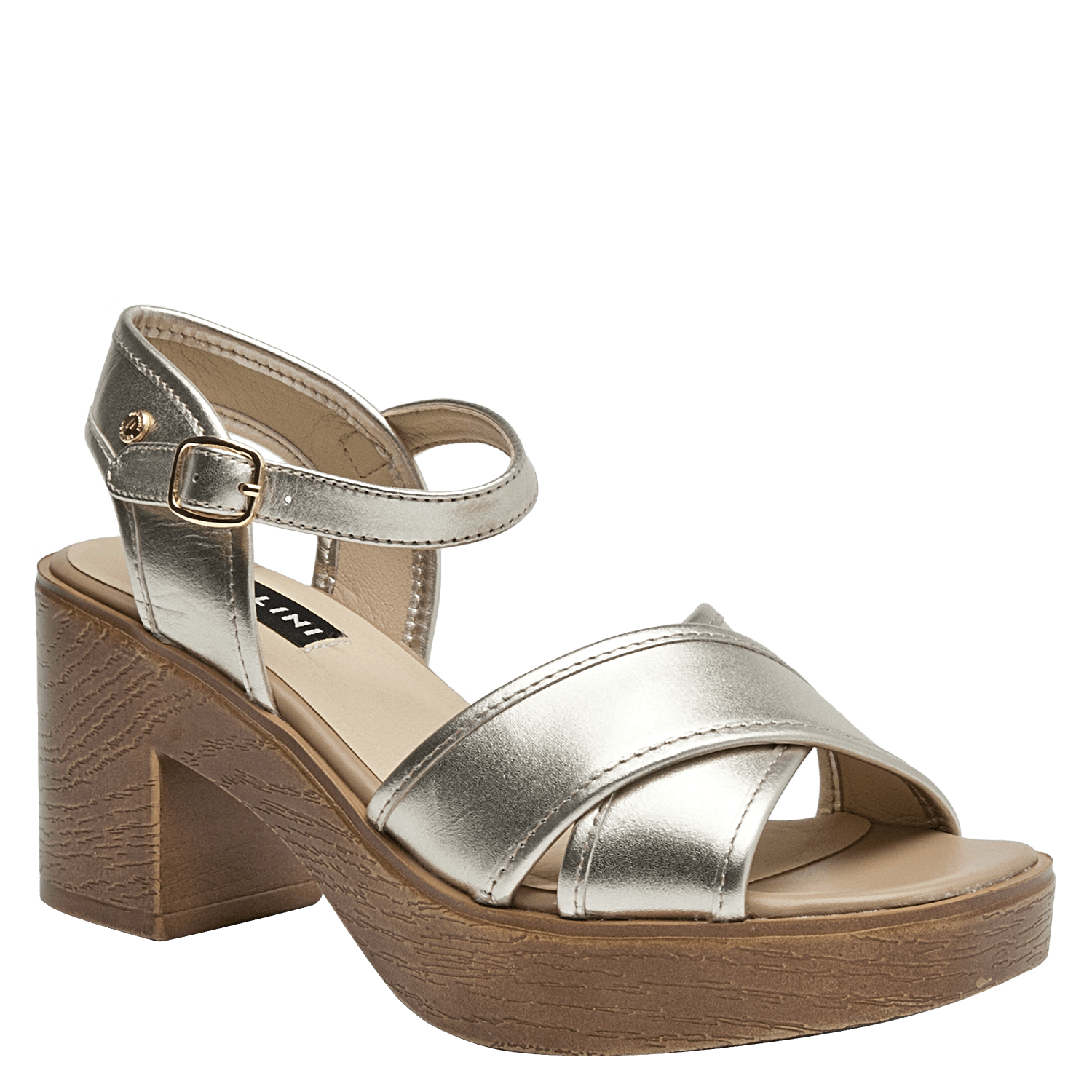 SANDALIA CASUAL MUJER POLLINI - K215 | NEGRO - 6