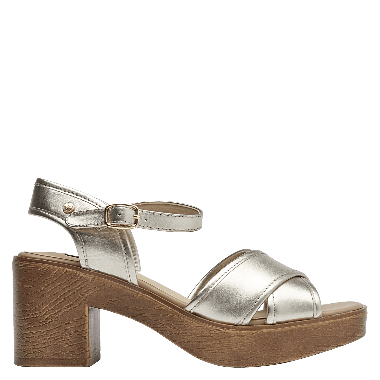 SANDALIA CASUAL MUJER POLLINI - K215 | NEGRO - 7