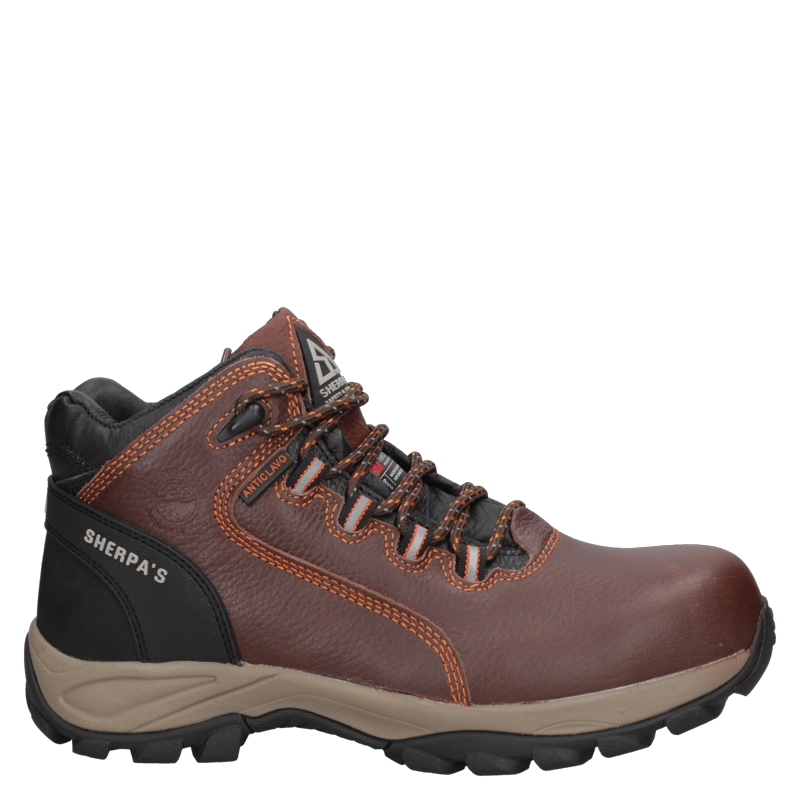 ZAPATO SEGURIDAD SHERPA'S HOMBRE A916 MARRÓN OSCURO - 1