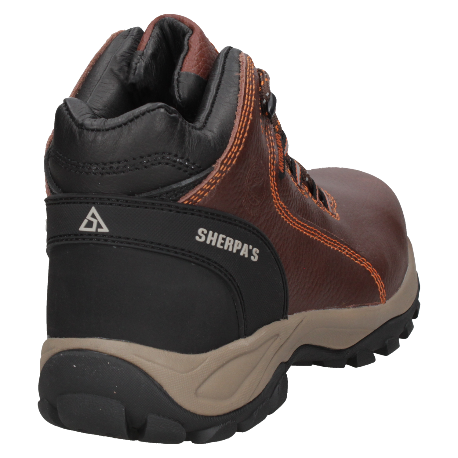 ZAPATO SEGURIDAD SHERPA'S HOMBRE A916 MARRÓN OSCURO - 3