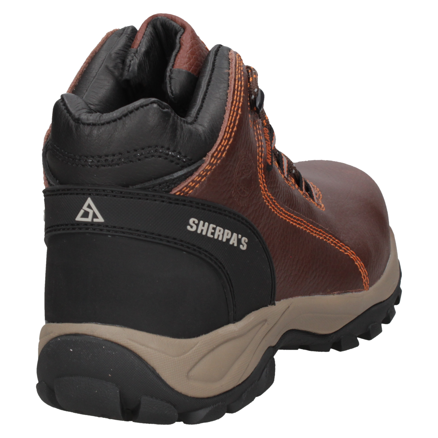 ZAPATO SEGURIDAD SHERPA'S HOMBRE A916 MARRÓN OSCURO - 3