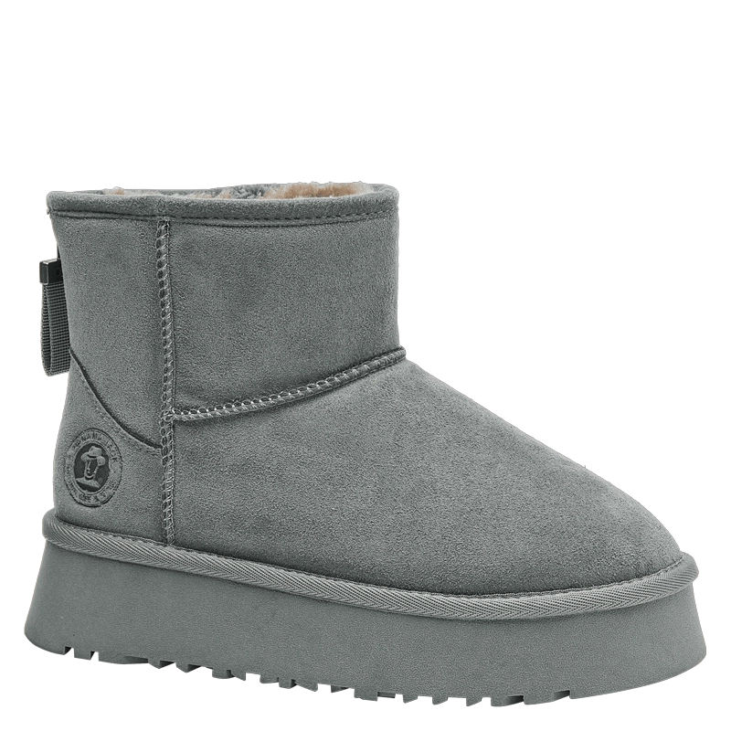 PANTUFLA BOTIN MUJER PANAMA JACK - L730 | GRIS - 2