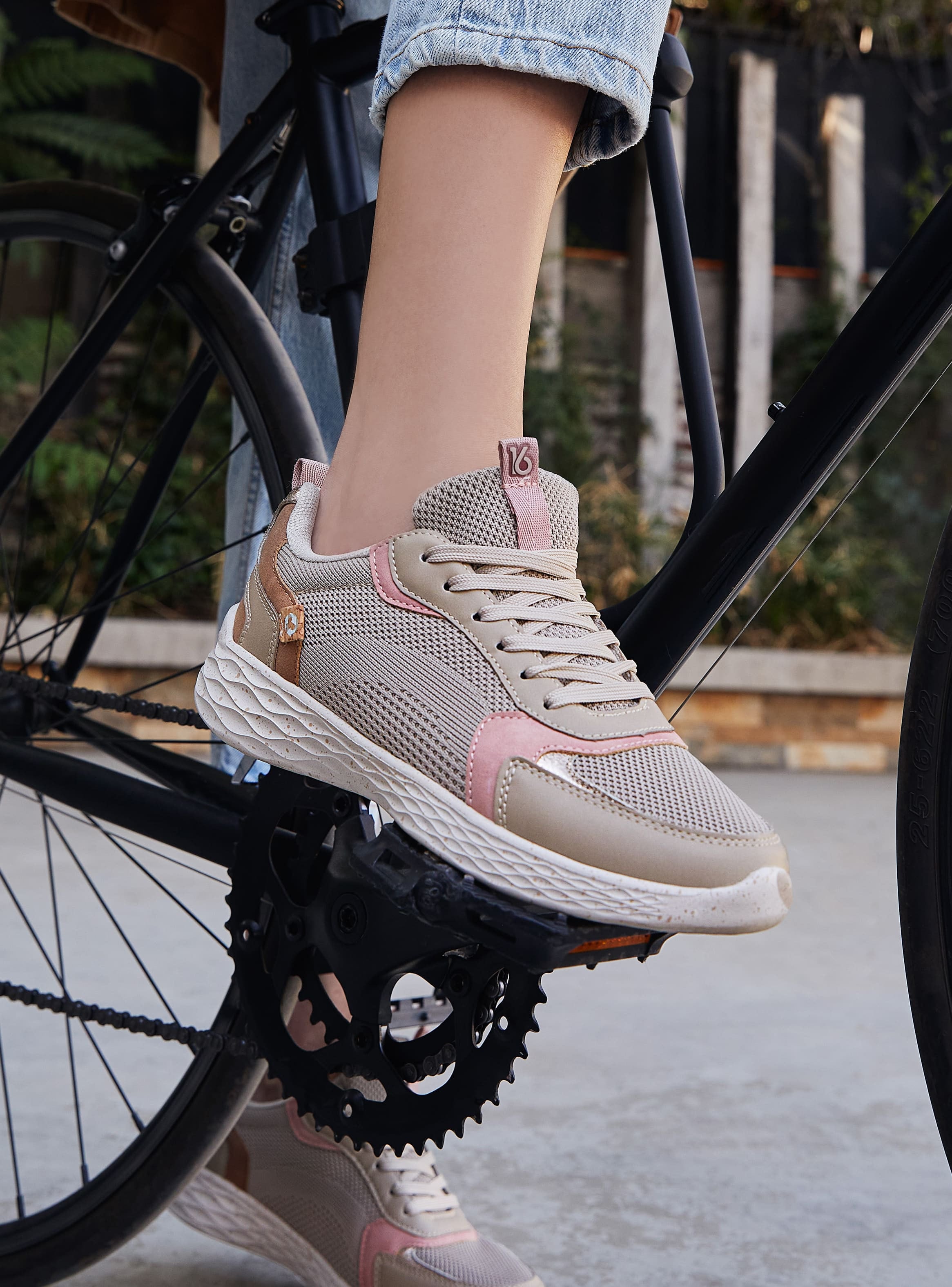 ZAPATILLA CASUAL MUJER 16 HRS - L102 | MARRON CLARO - 5