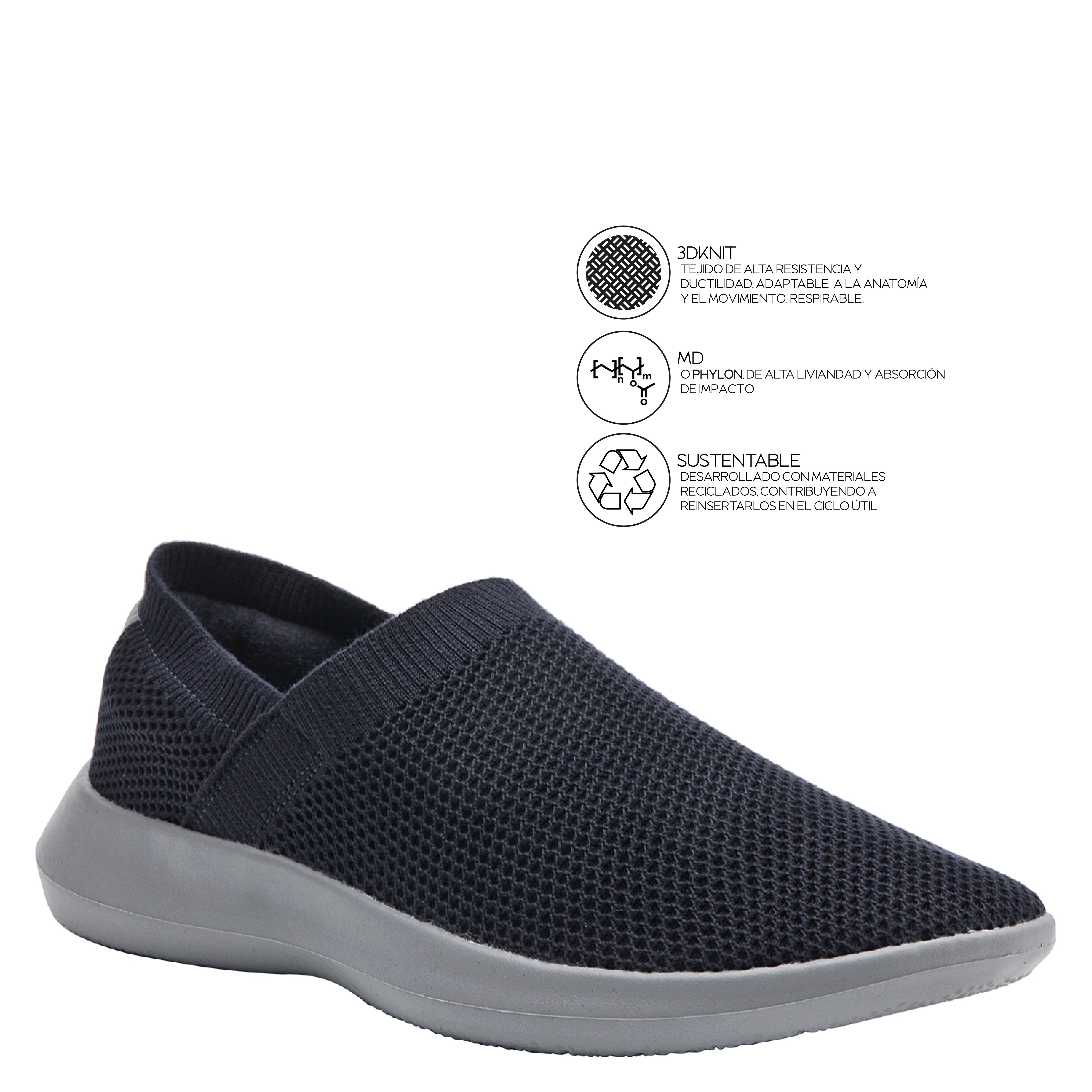ZAPATILLA CASUAL HOMBRE 16 HRS - L193 | AZUL - 6