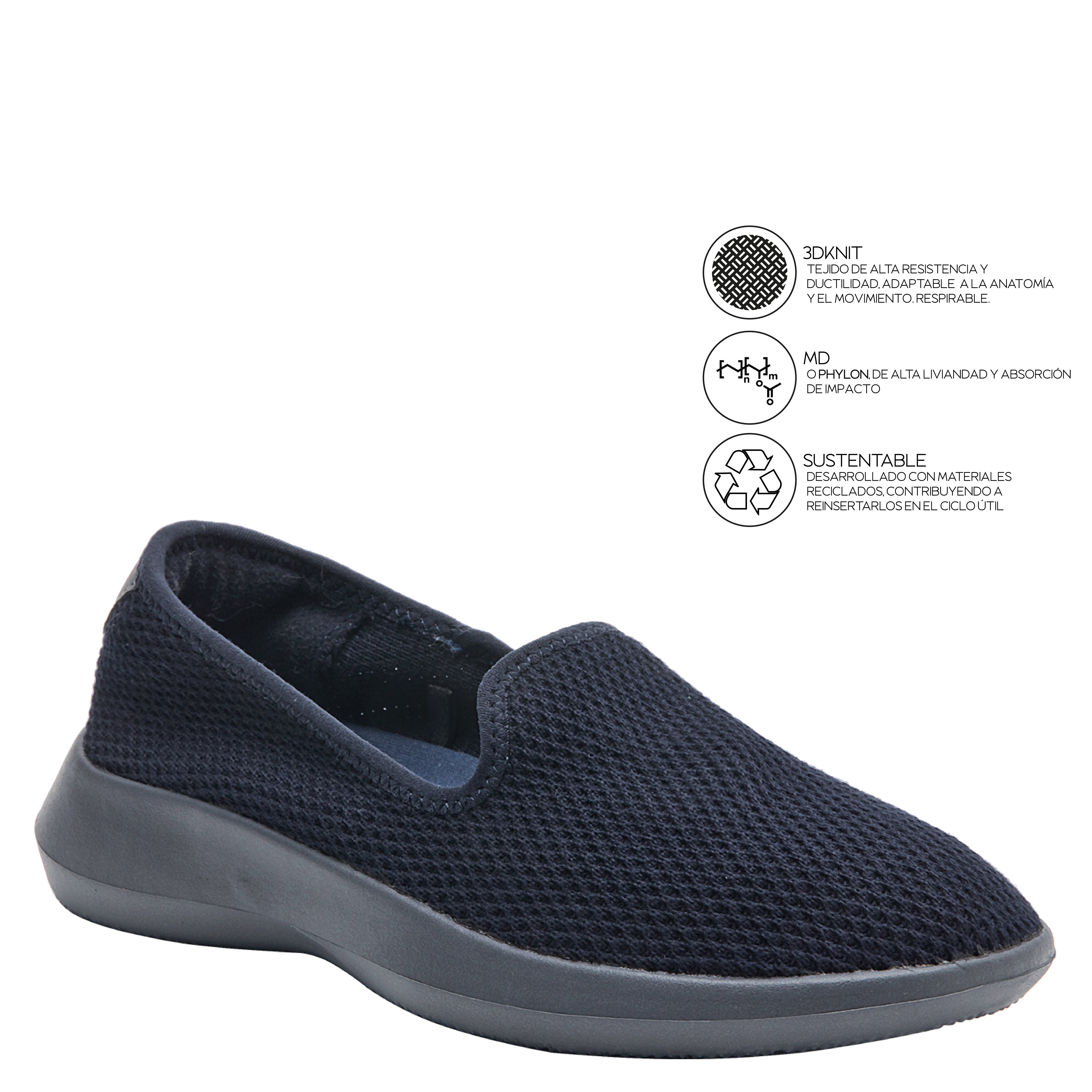 ZAPATILLA CASUAL MUJER 16 HRS - L140 | AZUL - 6