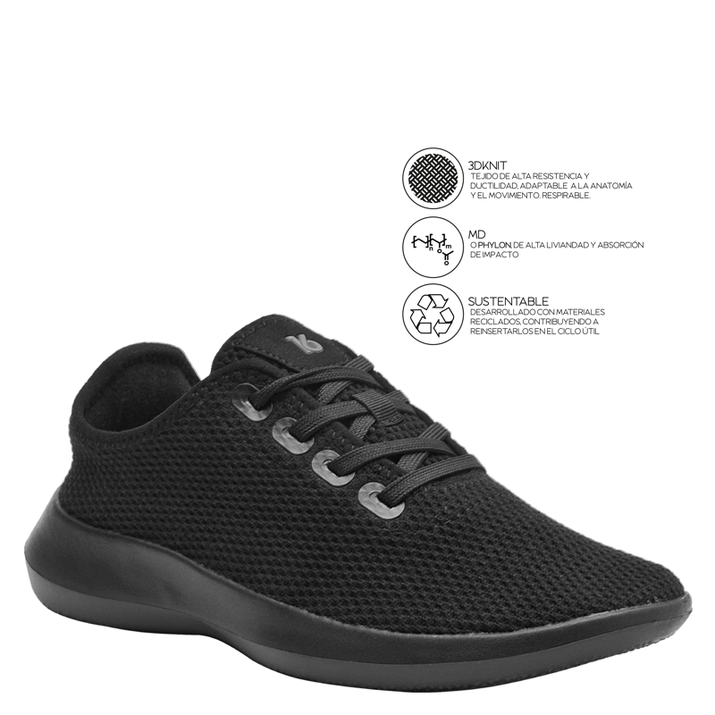 ZAPATILLA URBANA MUJER 16 HRS - L141 | NEGRO - 6