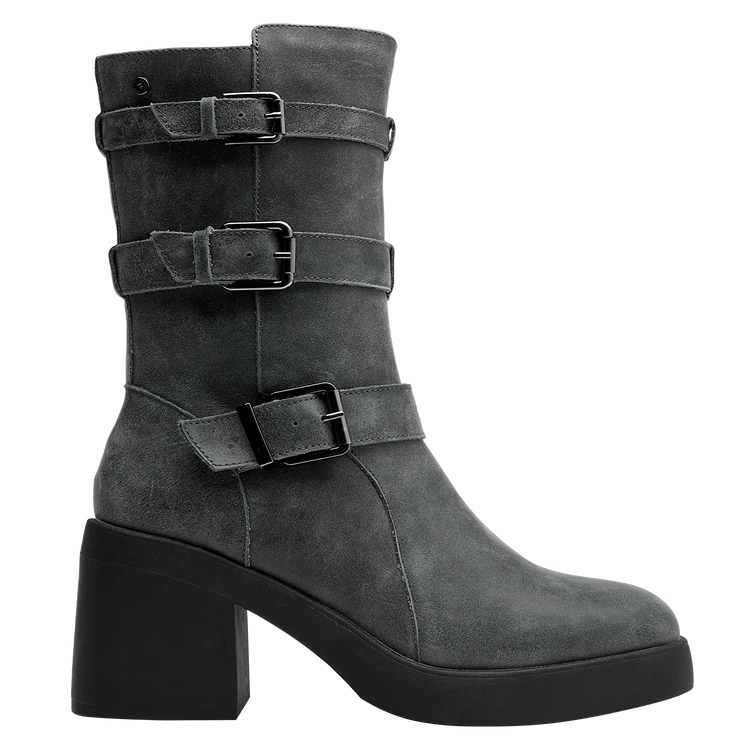 BOTA CASUAL MUJER POLLINI - L287 | GRIS - 2