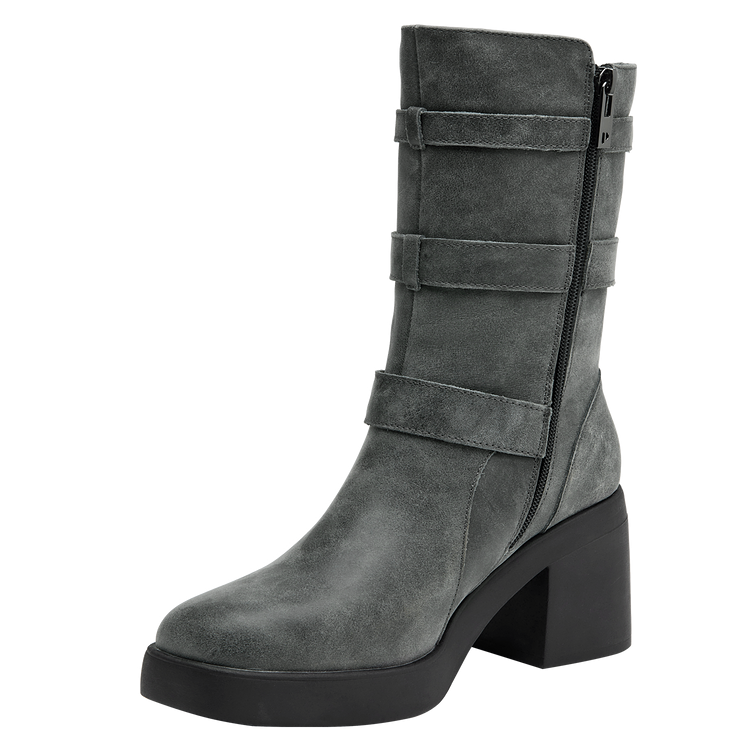 BOTA CASUAL MUJER POLLINI - L287 | GRIS - 5