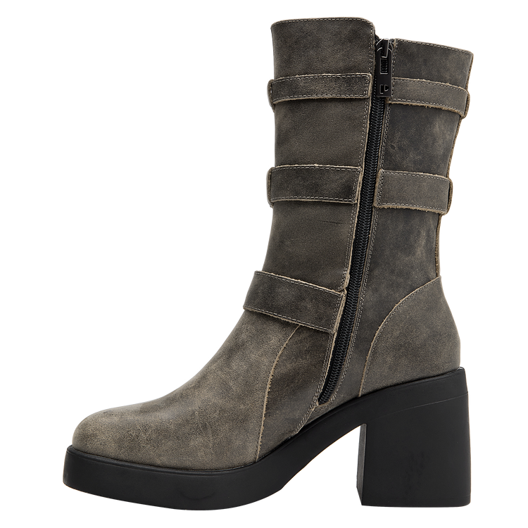 BOTA CASUAL MUJER POLLINI - L287 | GRIS - 9