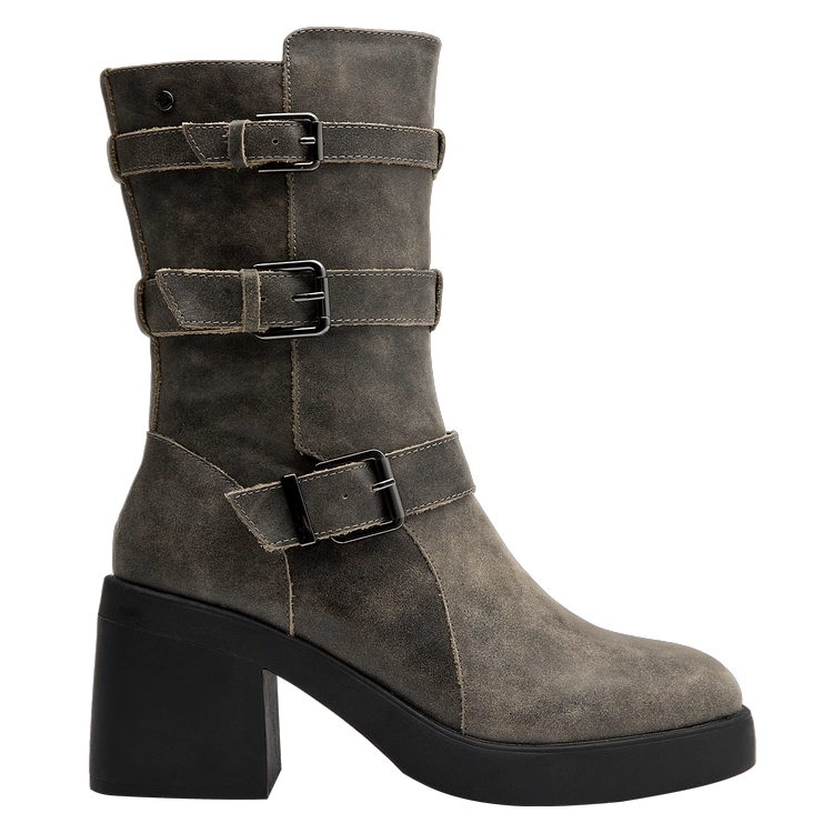 BOTA CASUAL MUJER POLLINI - L287 | MARRON CLARO - 2