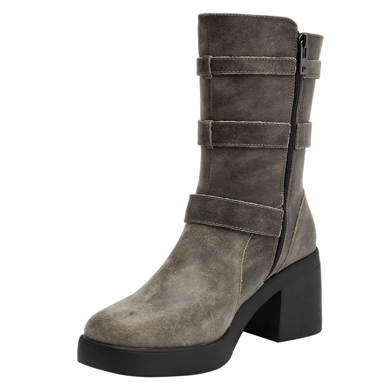 BOTA CASUAL MUJER POLLINI - L287 | MARRON CLARO - 5