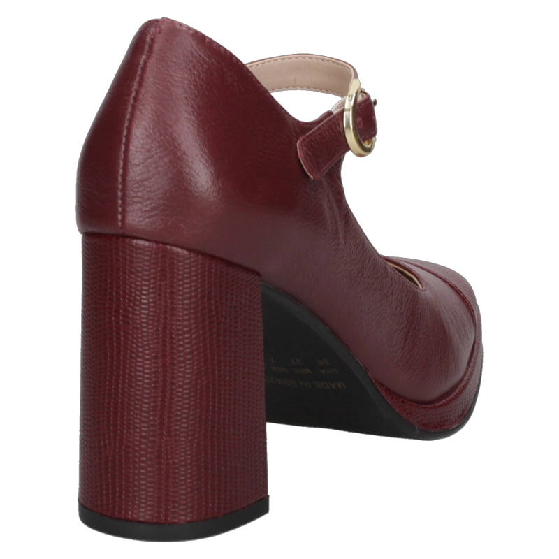 ZAPATO CASUAL MUJER MINGO - L482 | BORDO - 3