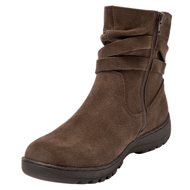 BOTIN CUERO GAMUZA MUJER PANAMA JACK - J698 | AZUL - 4