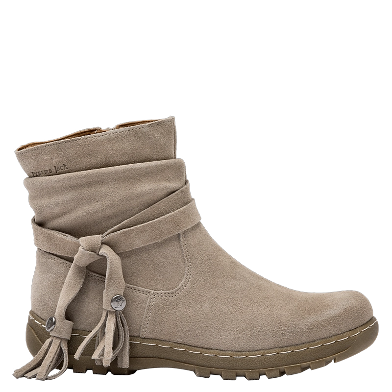 BOTIN CUERO GAMUZA MUJER PANAMA JACK - J698 | AZUL - 6