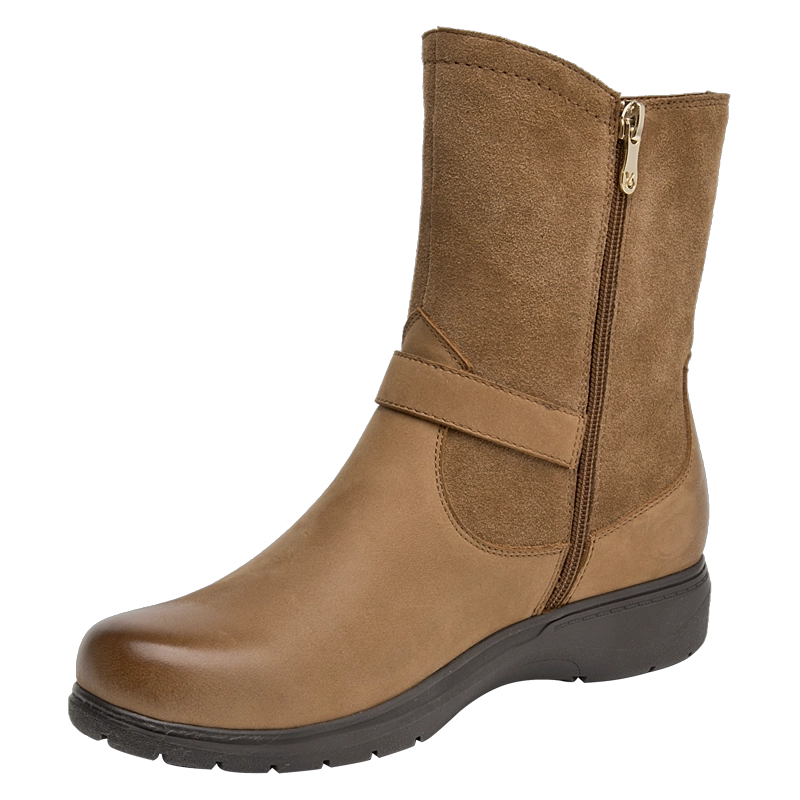 BOTA CASUAL MUJER 16 HRS - L086 | MARRON CLARO - 5