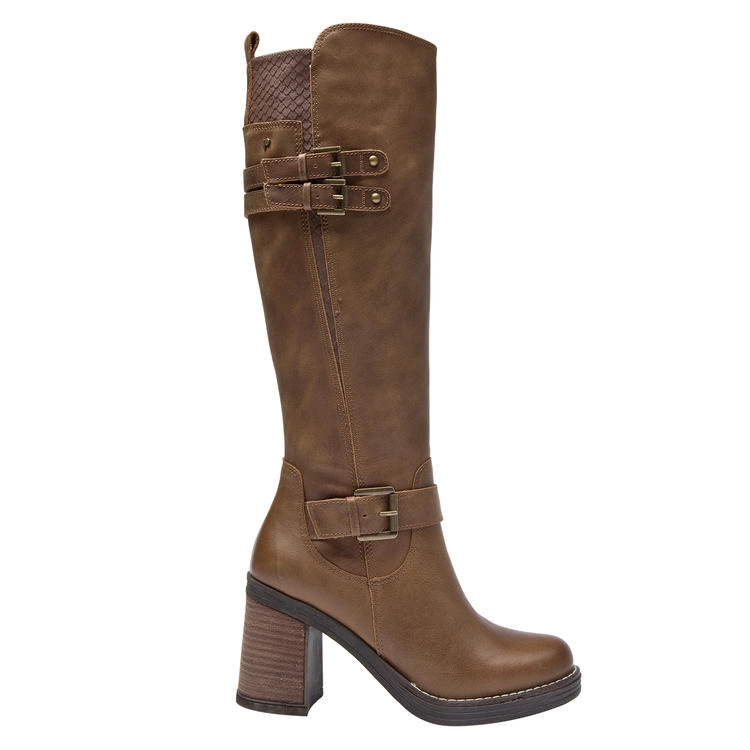 BOTA CASUAL MUJER POLLINI - H226 | MARRON CLARO - 7