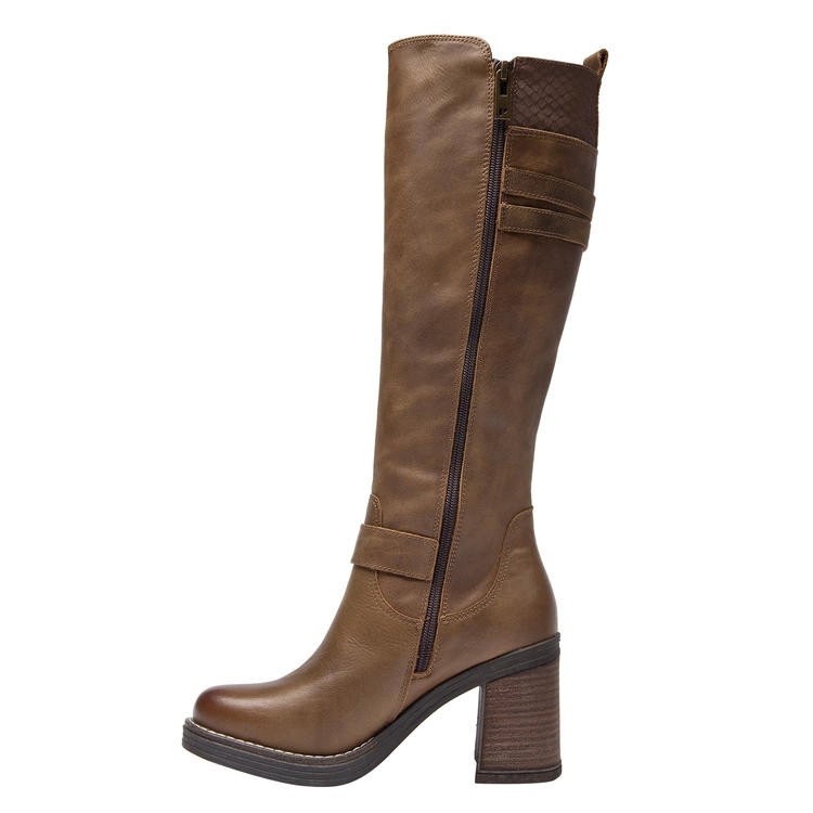 BOTA CASUAL MUJER POLLINI - H226 | MARRON CLARO - 9
