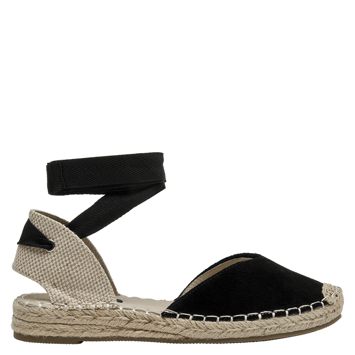 ALPARGATA CASUAL MUJER POLLINI - POM0058 | NEGRO - 1