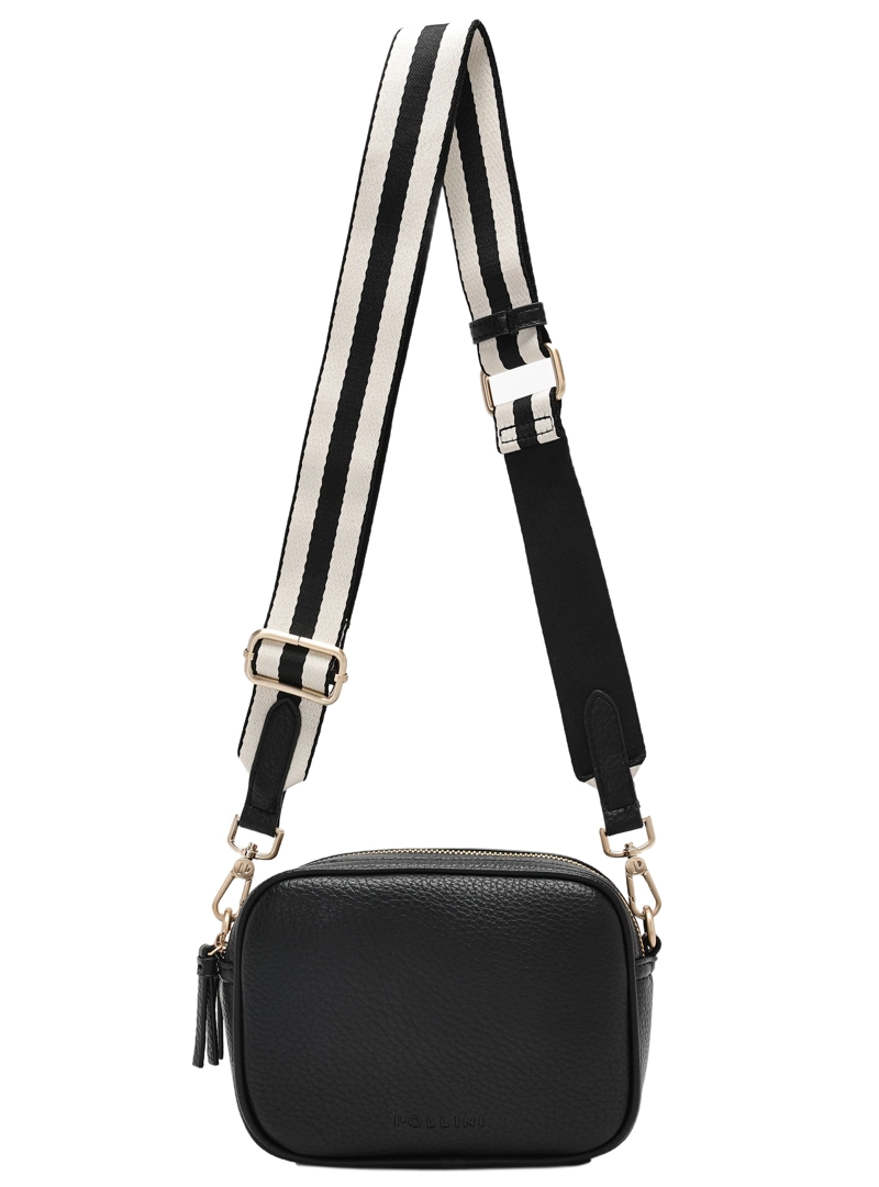BANDOLERA CASUAL MUJER POLLINI - POM0095 | NEGRO - 2