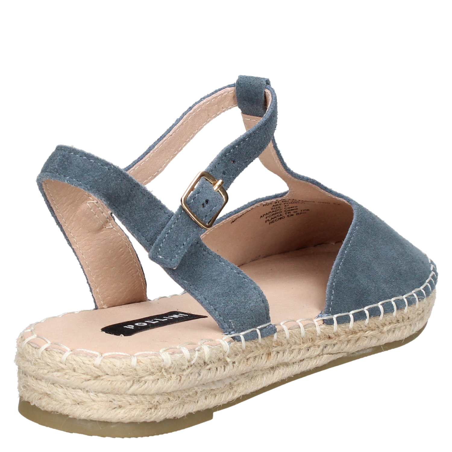 ALPARGATA CASUAL MUJER POLLINI - POM0121 | CELESTE - 3