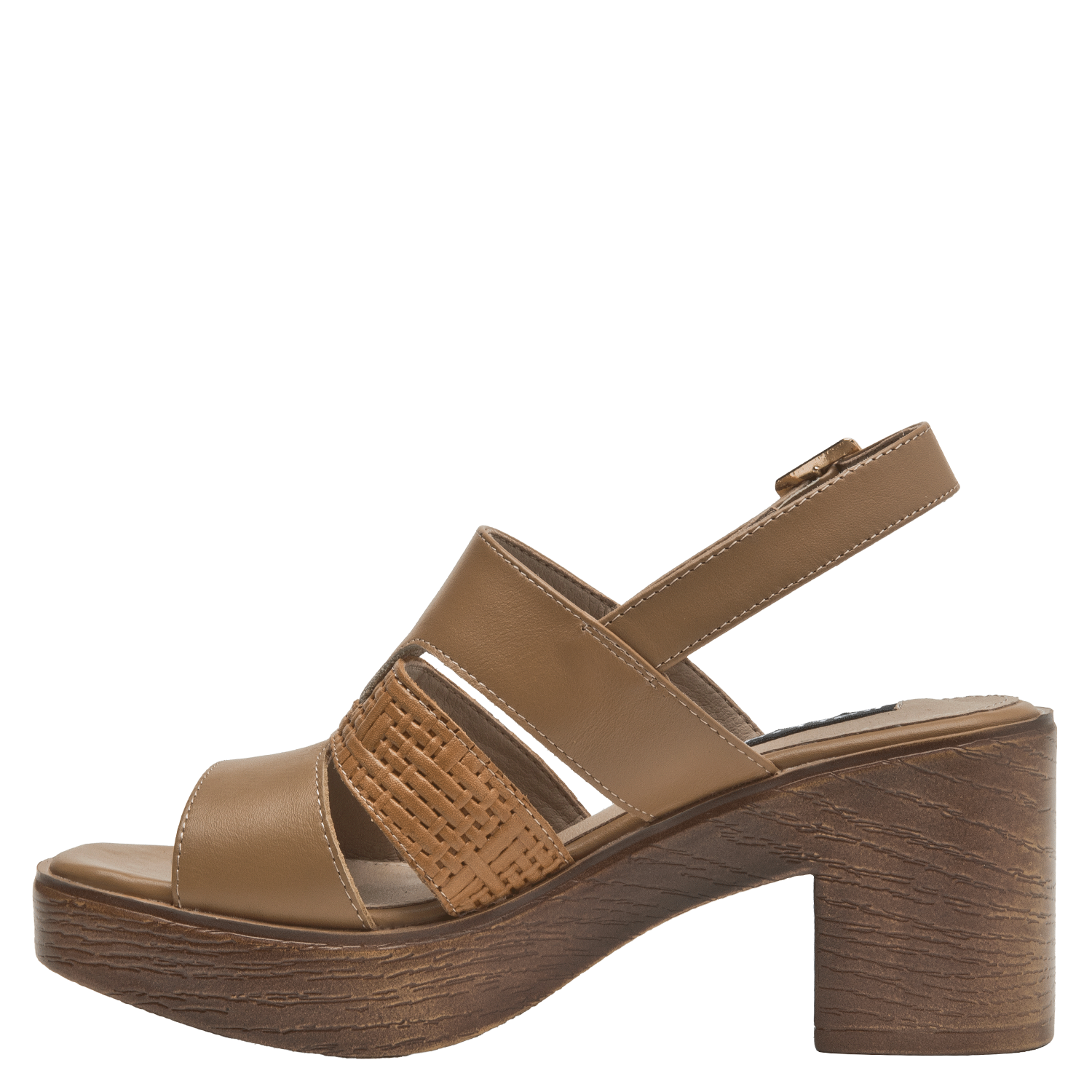 SANDALIA CASUAL MUJER POLLINI - POM0019 | MARRON CLARO - 5