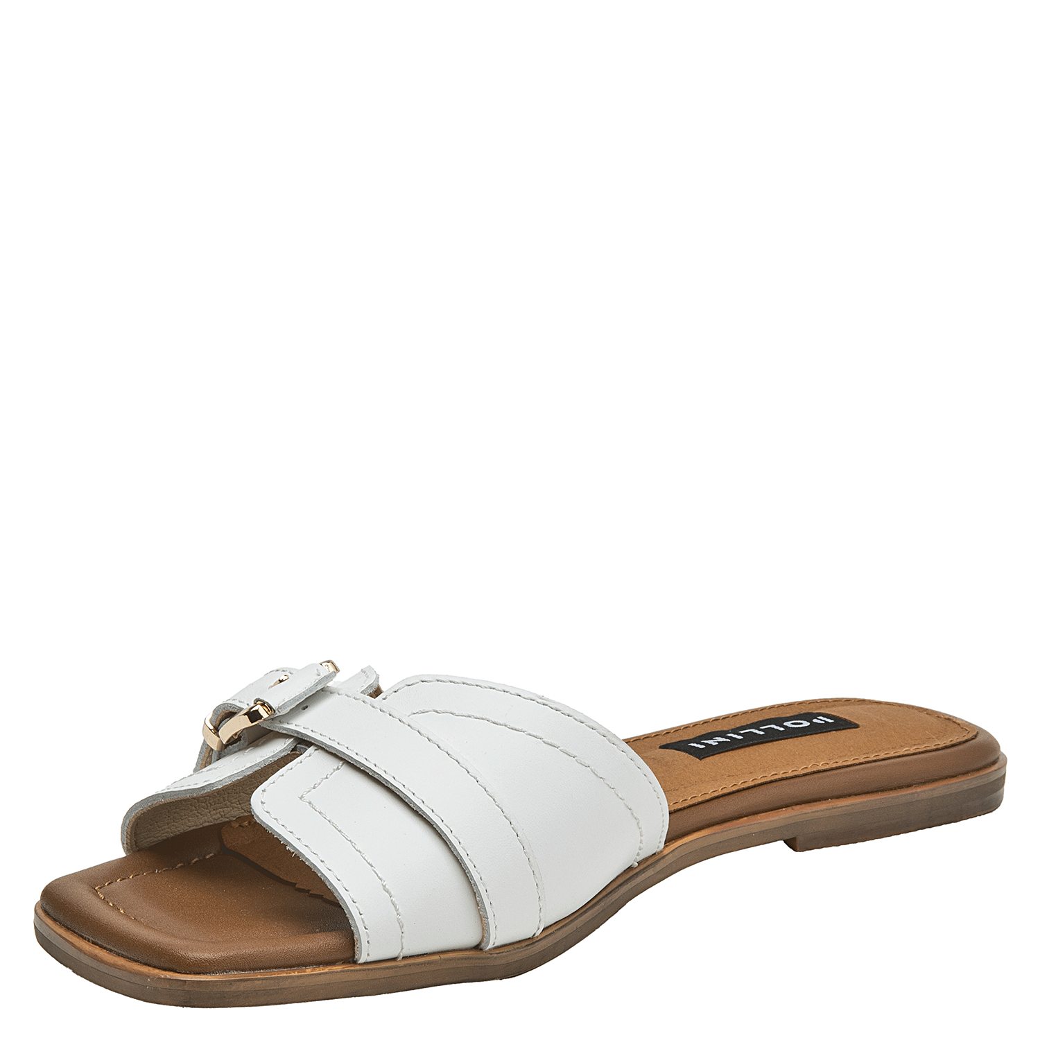 SANDALIA CASUAL MUJER POLLINI - POM0023 | BLANCO - 4