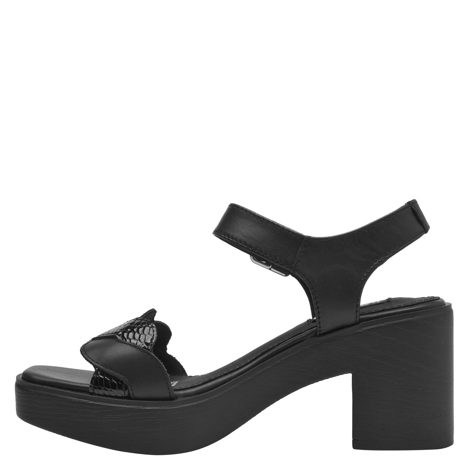 SANDALIA CASUAL MUJER POLLINI - POM0020 | NEGRO - 4