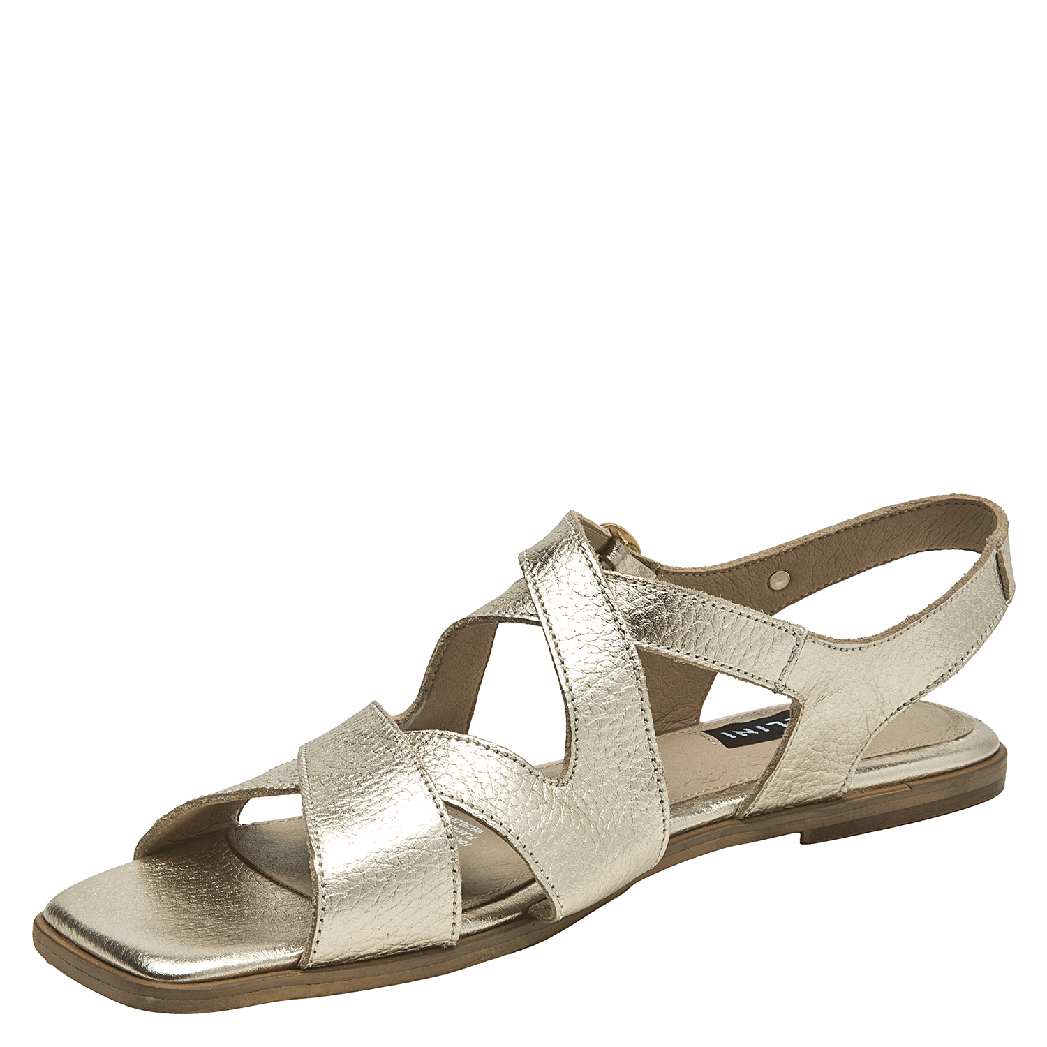 SANDALIA CASUAL MUJER POLLINI - POM0025 | DORADO - 4