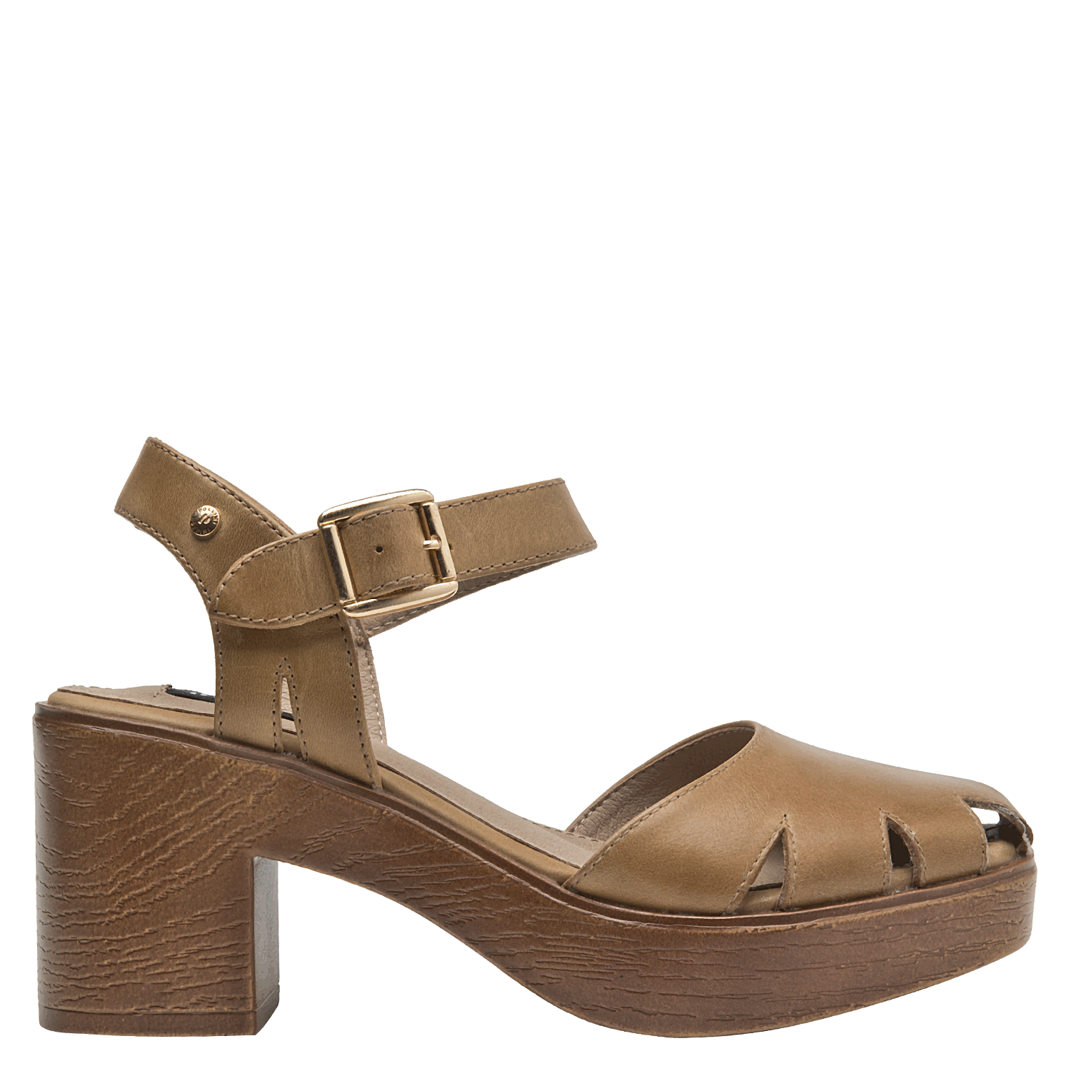 SANDALIA CASUAL MUJER POLLINI - POM0022 | MARRON CLARO - 1