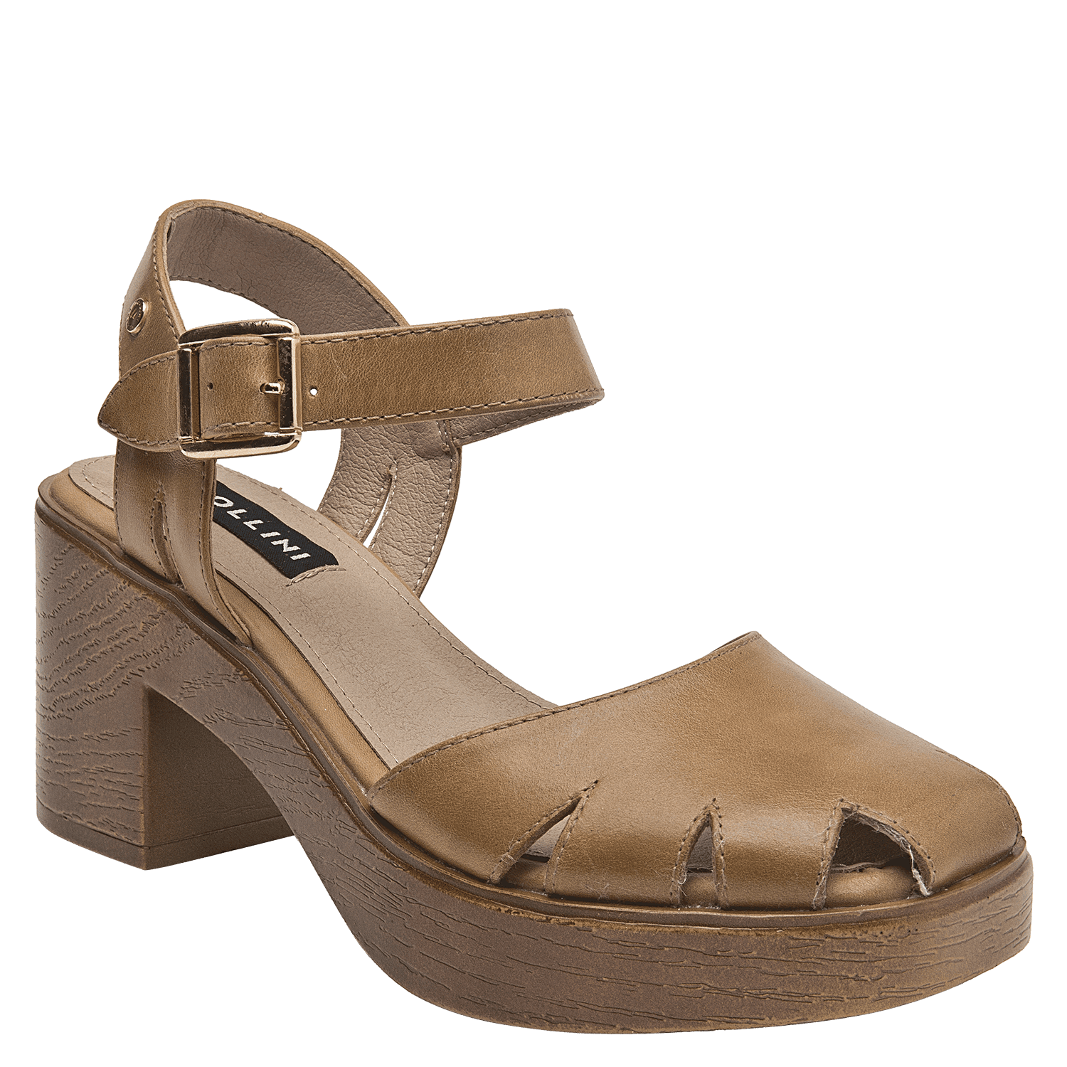 SANDALIA CASUAL MUJER POLLINI - POM0022 | MARRON CLARO - 2