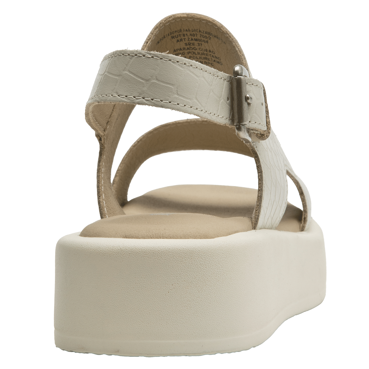 SANDALIA CASUAL MUJER ZAPPA - ZAM0006 | BEIGE - 3