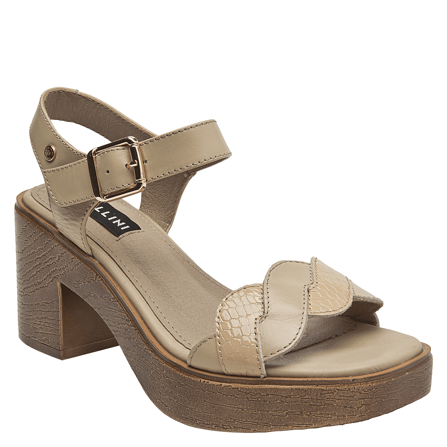 SANDALIA CASUAL MUJER POLLINI - POM0020 | BEIGE - 2