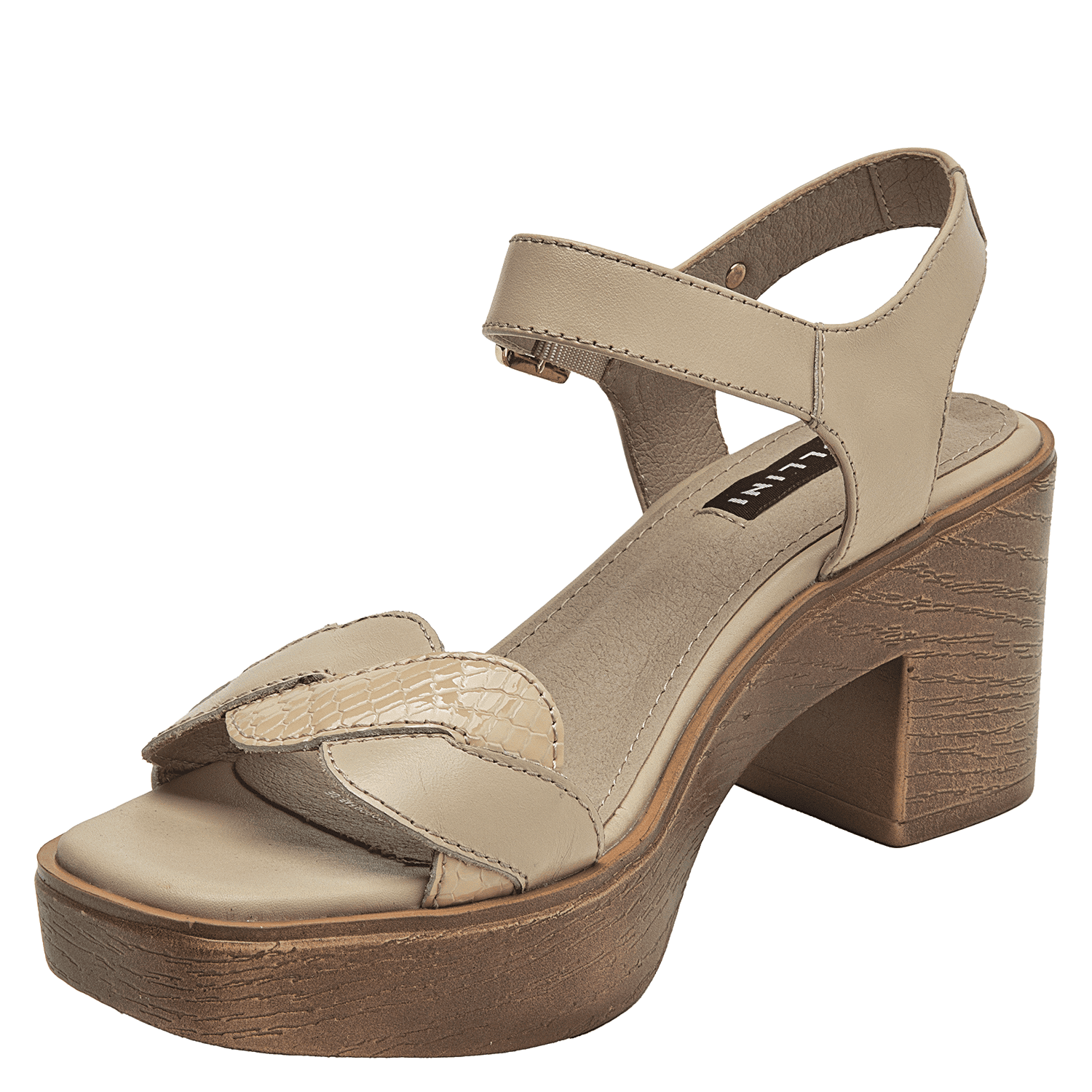 SANDALIA CASUAL MUJER POLLINI - POM0020 | BEIGE - 3