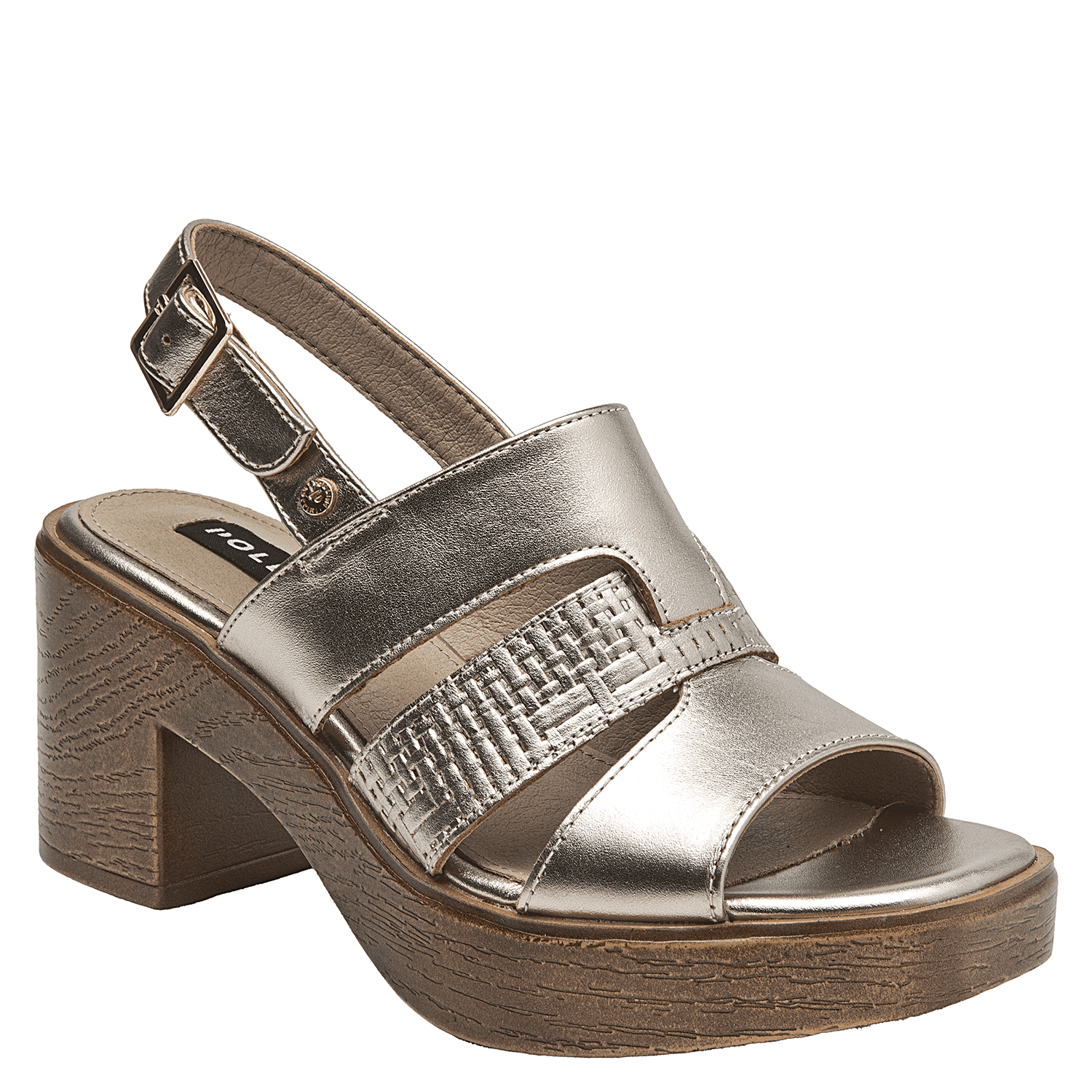 SANDALIA CASUAL MUJER POLLINI - POM0019 | DORADO - 2