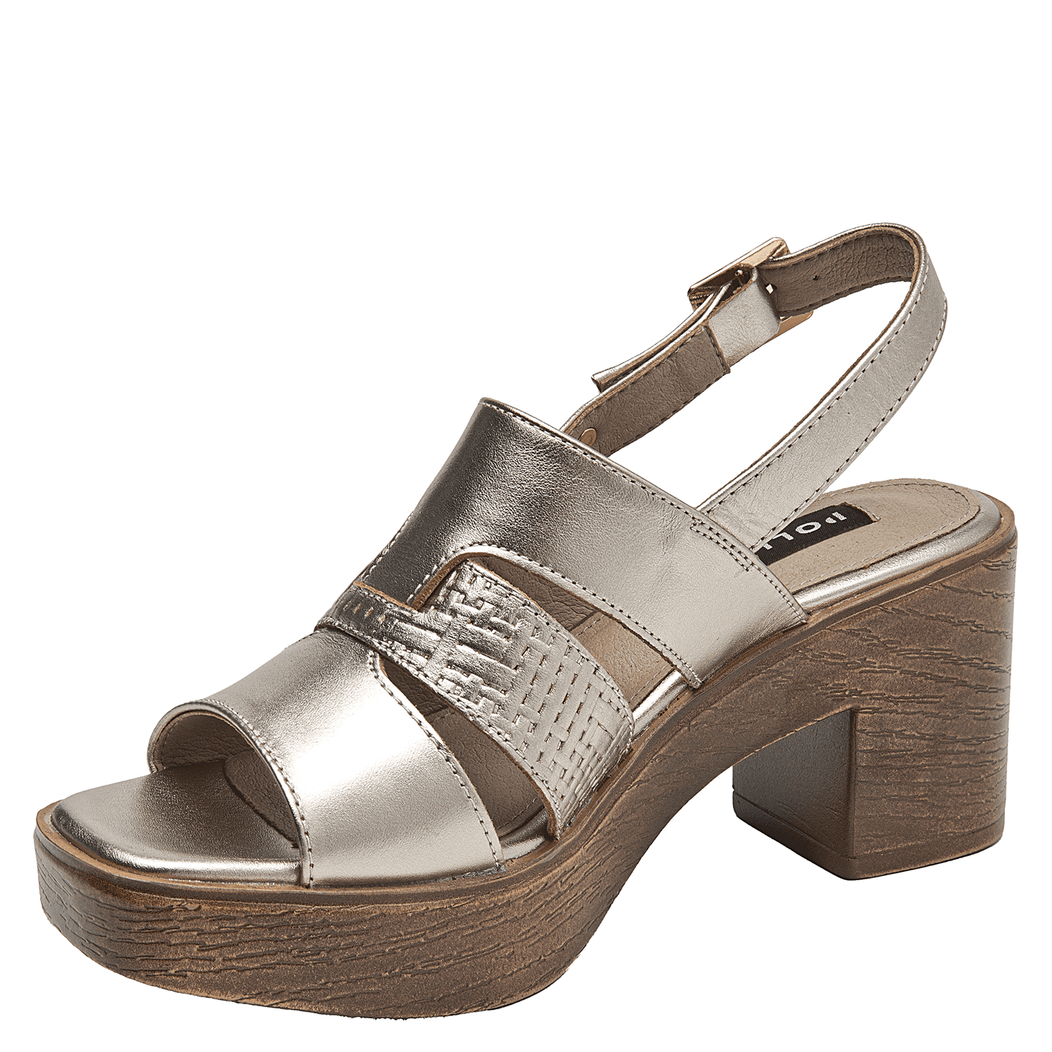 SANDALIA CASUAL MUJER POLLINI - POM0019 | DORADO - 4