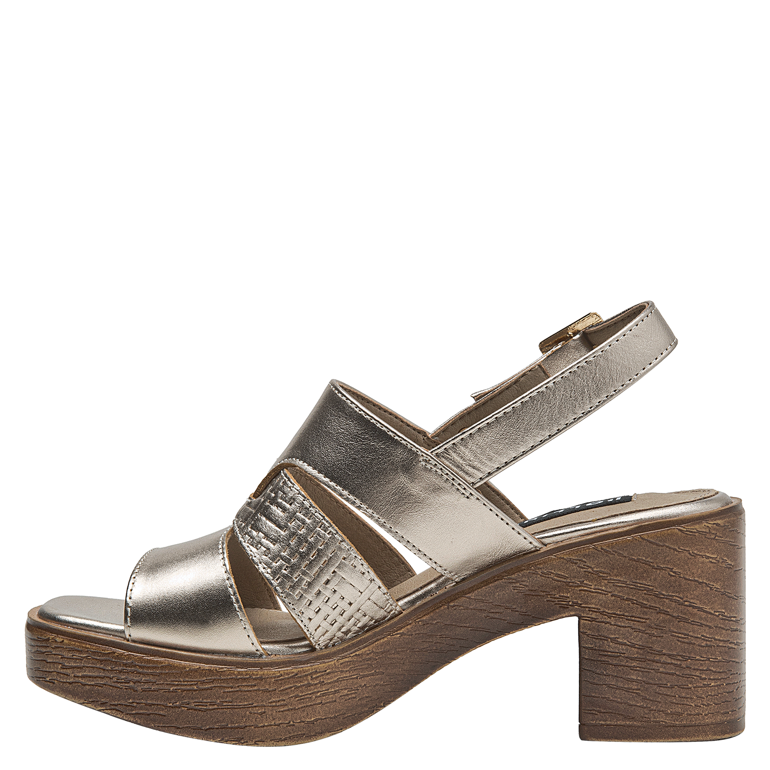 SANDALIA CASUAL MUJER POLLINI - POM0019 | DORADO - 5