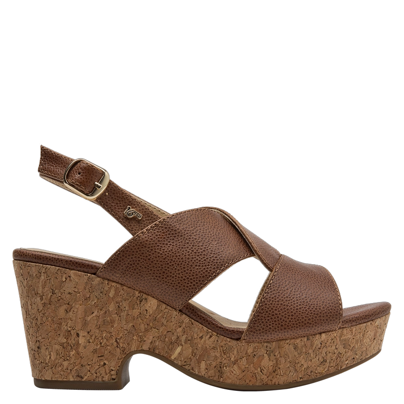 SANDALIA CASUAL MUJER 16 HRS - 16M0009 | MARRON CLARO - 1