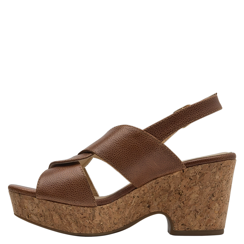 SANDALIA CASUAL MUJER 16 HRS - 16M0009 | MARRON CLARO - 4