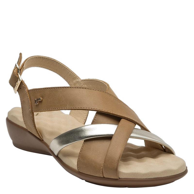 SANDALIA CASUAL MUJER 16 HRS - 16M0027 | MARRON CLARO - 6