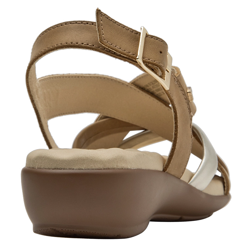 SANDALIA CASUAL MUJER 16 HRS - 16M0027 | MARRON CLARO - 8