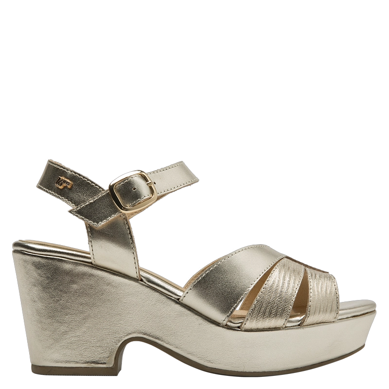 SANDALIA CASUAL MUJER 16 HRS - 16M0011 | DORADO - 7