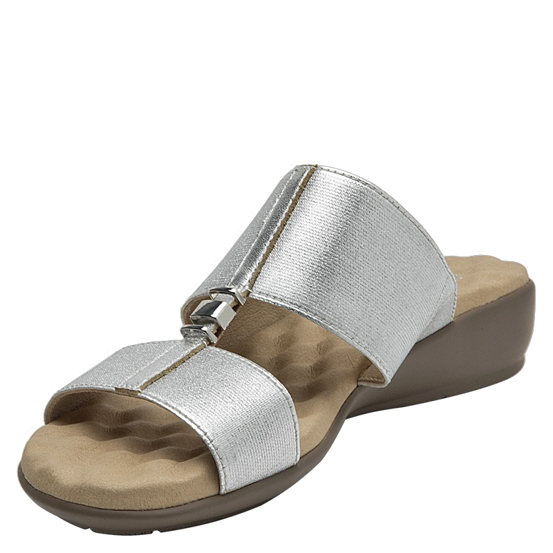 SANDALIA CASUAL MUJER 16 HRS - 16M0031 | PLATEADO - 5
