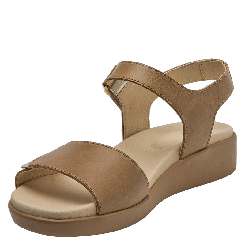 SANDALIA CASUAL MUJER 16 HRS - 16M0067 | MARRON CLARO - 5