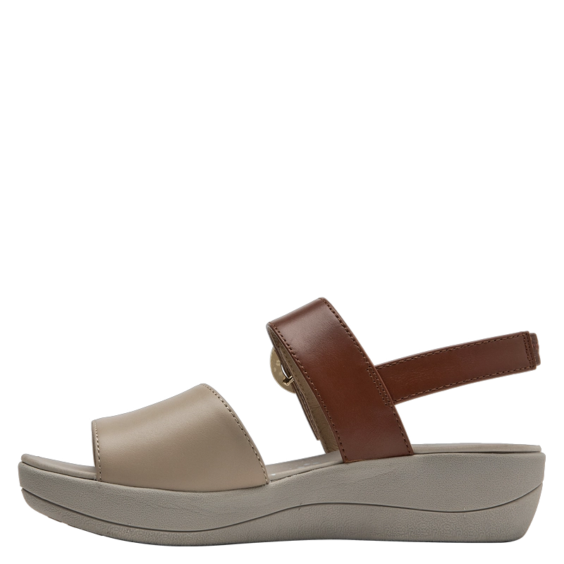 SANDALIA CASUAL MUJER 16 HRS - 16M0007 | BEIGE - 4